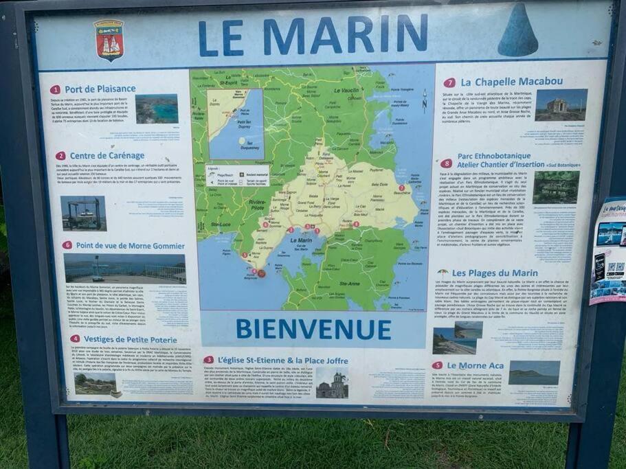 Studio Ti Plezi 26M A 2 Pas Marina Du Marin Climatise Parking Le Marin Exterior foto